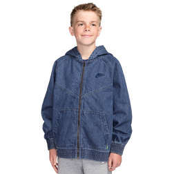 Nike NSW WR Denim Full Zip Jacket - Boys' Grade School | Foot Locker