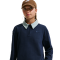 Nike NSW Pullover Long Sleeve Top - Nike Midnight Navy/Lt Armory Blue