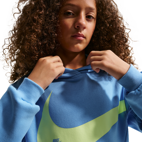 BOYS - Nike KSW Club Branded NRG Top - University Blue/Lt Liquid Lime