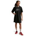 Nike NSW CLN Short Sleeve Jersey Dress - Nike Black/White