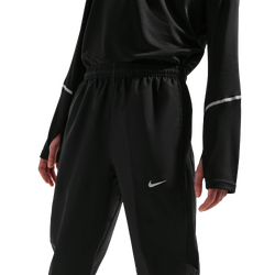 Boys' Grade School - Nike DriFit Miler Pant Woven - Black/Reflective Silver