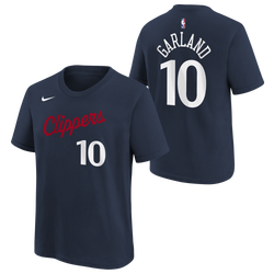 Boys' Grade School - Nike NBA Los Angles Clippers Name and Number T-Shirt - College Navy