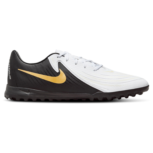 

Nike Mens Nike Phantom GX II Academy TF - Mens Soccer Shoes Metallic Gold/White/Black Size 7.0