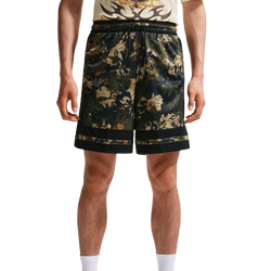Men's - Nike Dri-FIT Game Classic AOP 8" Shorts - Parachute Beige/Black
