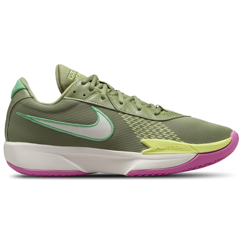 

Nike Mens Nike Air Zoom G.T. Cut Academy - Mens Basketball Shoes Sail/Olive Green/Spring Green Size 12.5