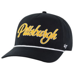 Men's - 47 Brand Steelers Overhand Hitch RF Cap - Black/Black