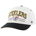 47 Brand Steelers Roscoe Two Tone Hitch RF Cap - 47 Brand White/Black