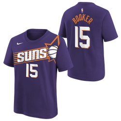 Boys' Grade School - Nike NBA Name & Number Icon T-Shirt - Purple