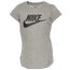 Nike Futura Short Sleeve T-Shirt - Girls' Preschool Dk Gy Heather