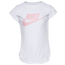 Nike Futura Short Sleeve T-Shirt - Girls' Preschool White