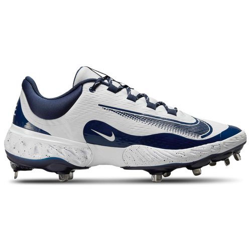 MENS - Nike Alpha Huarache Elite 4 Low - White/Midnight Navy