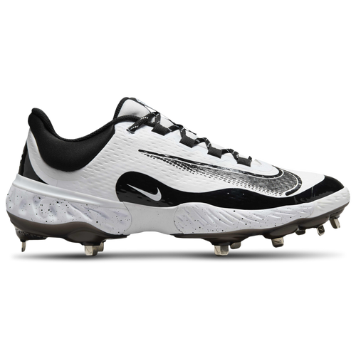 Nike Men s Alpha Huarache Elite 4 Metal Baseball Cleats Size 11 White Black White