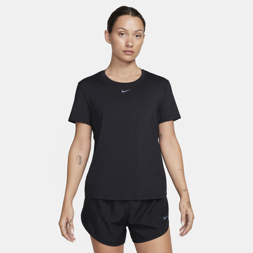 

Nike Womens Nike One Classic DF SS Top - Womens Black/Black Size M