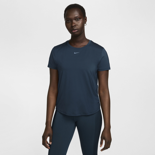 

Nike Womens Nike One Classic DF SS Top - Womens Armory Navy/Black Size XL