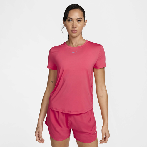 

Nike Womens Nike One Classic DF SS Top - Womens Aster Pink/Black Size M