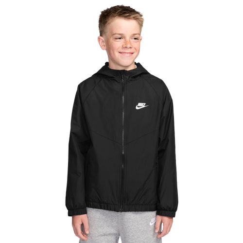 Nike Windrunner Hooded Jacket - Nike Black/White