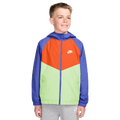 Nike Windrunner Hooded Jacket - Nike Sapphire/Volt Orange