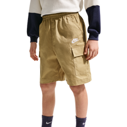 Boys' Grade School - Nike NSW Club Woven Cargo Short - Parachute Beige/White