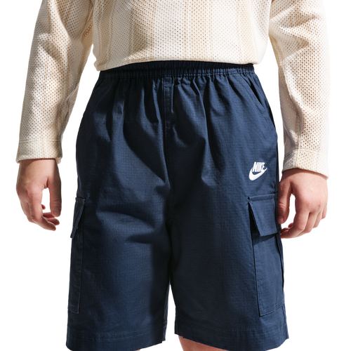  - Nike NSW Club Woven Cargo Short - Midnight Navy/White