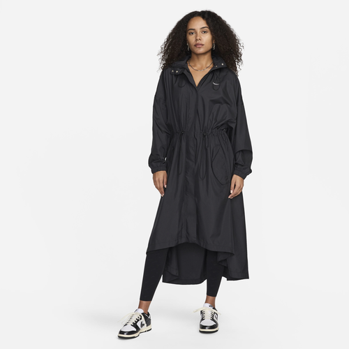 

Nike Womens Nike Essential Trench - Womens Black/White Size XS