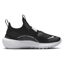 Boys' Grade School - Nike Flex Runner 4 - Black/White/Black