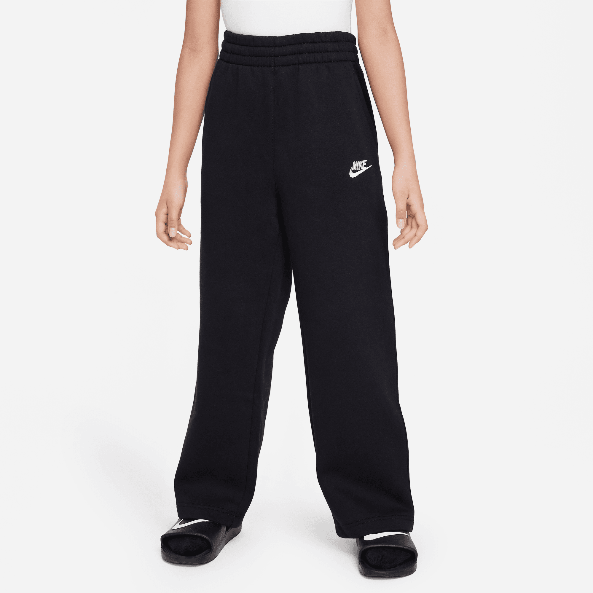 Nike girls best sale fleece pants