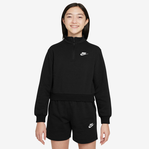 Black nike half on sale zip