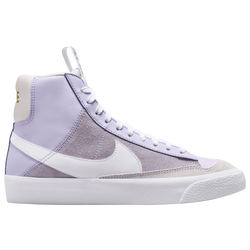 Boys' Grade School - Nike Blazer Mid '77 SE - Lt Orewood Brown/Lilac Bloom/White