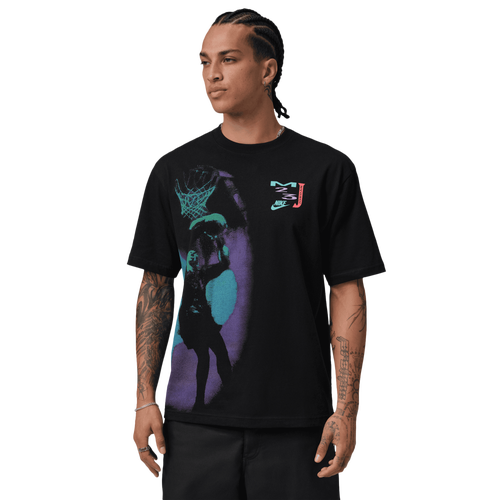  - Jordan Brooklyn Dream Dunk Graphic Short Sleeve Crew - Carolina/Black