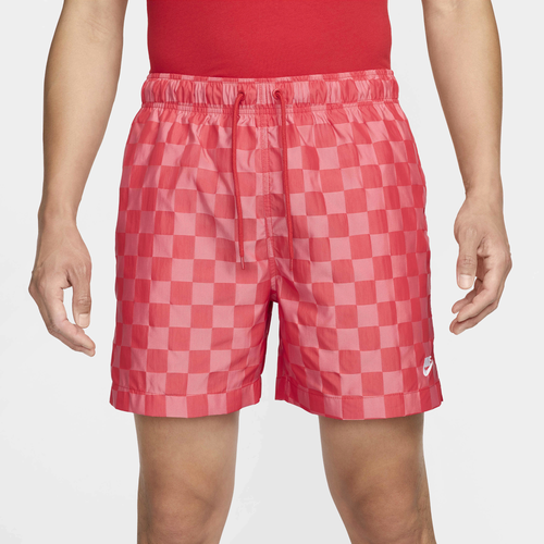 

Nike Mens Nike Club Flow Shorts - Mens University Red/White Size XXL