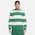 Nike Club Stripe Heavyweight French Terry Crew - Men's Malachite/White/Sail