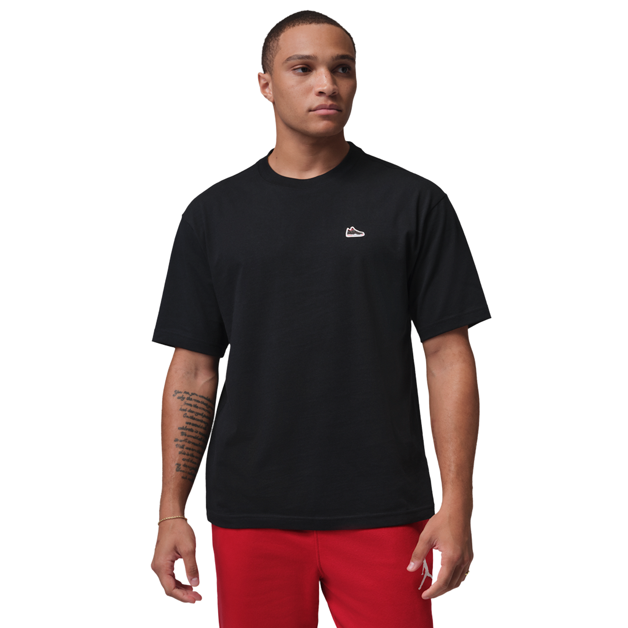 Jordan Sneaker Patch Short Sleeve Crew - Men's