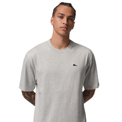 Men's - Jordan Sneaker Patch Short Sleeve Crew - Grey