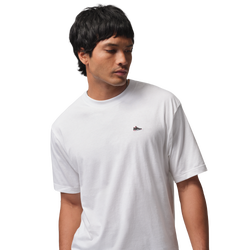 Men's - Jordan Sneaker Patch Short Sleeve Crew - White