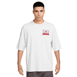 Men's - Jordan Flight Reis Legend Short Sleeve Crew - University Red/White