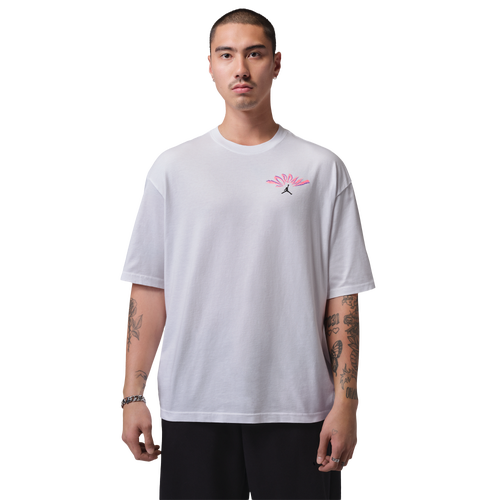 MENS - Jordan Flight Reissue Fear SS Crew - White/Black