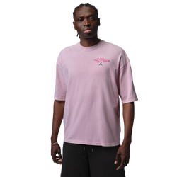 Men's - Jordan Flight Reissue Fear SS Crew - Iced Carmine/Black