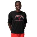 Jordan Flight Essential Boxy Graphic Short Sleeve Crew - Jordan Black/University Red