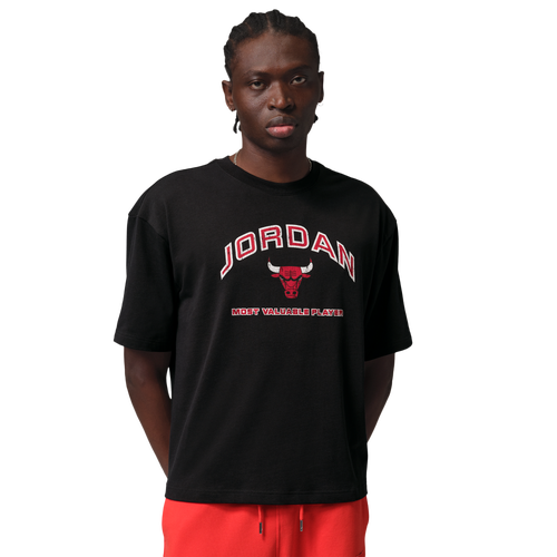 Jordan Flight Essential Boxy Graphic Short Sleeve Crew - Jordan University Red/Black