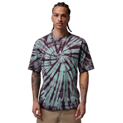 Men's - Jordan Brooklyn Festival TD Seasonal SS Crew - Green Glow/Pale Ivory