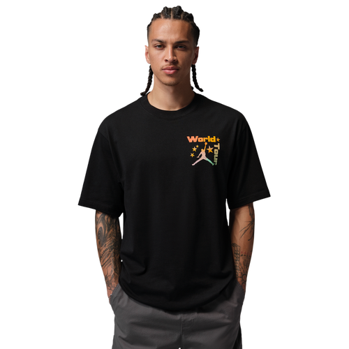 MENS - Jordan Brooklyn Festival SS Crew - Black