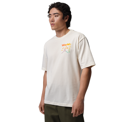 MENS - Jordan Brooklyn Festival SS Crew - Pale Ivory