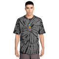 Jordan Brooklyn Tie Dye Festival Short Sleeve Crew - Jordan Iron Grey/Black