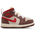 Jordan 1 Mid SE - Girls' Toddler Varsity Red/Coconut Milk/Dark Pony