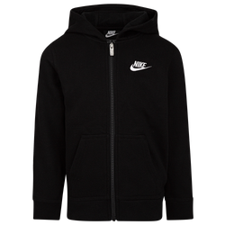 Boys' Preschool - Nike Club Fleece Full-Zip Jacket - Black/Black