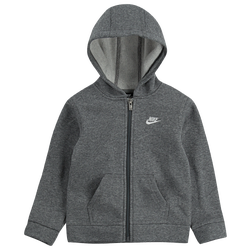 Boys' Preschool - Nike Club Fleece Full-Zip Jacket - Grey/Grey