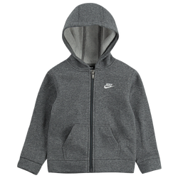 Boys' Preschool - Nike Club Fleece Full-Zip Jacket - Gray/Gray
