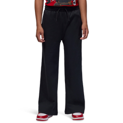 Boys' Grade School - Jordan Brooklyn Open Hem Fleece Pants - Black