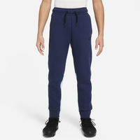 Nike Tech Fleece Sweatpants Kids Sportswear Dark Blue Black