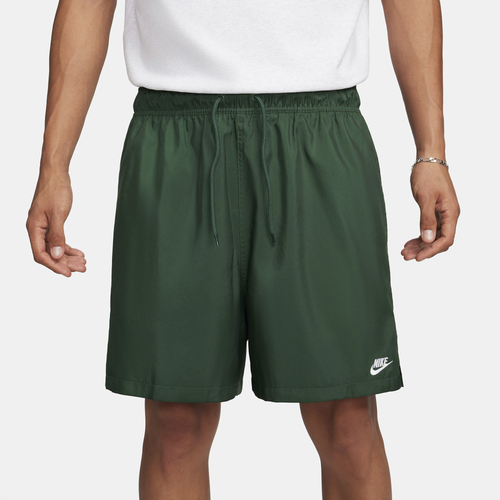 Shop Nike Mens  Club Flow Shorts In Fir/white